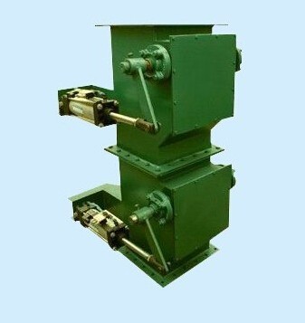 雙層單雙門電動鎖風(fēng)插板閥